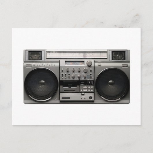 Boom Box Postkarte (Vorderseite)