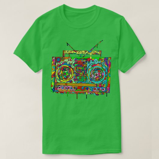 Boom Box T-Shirt (Design vorne)