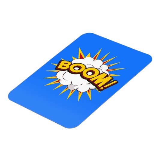 Boom! Cartoon-Explosion Magnet (Linke Seite)