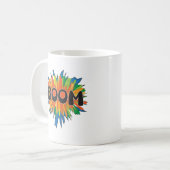 Boom Comic Pop Art Explosion Kaffeetasse (Vorderseite Links)