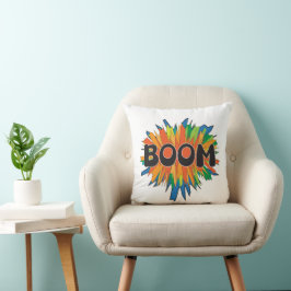 Boom-Comic-Pop-Art-Explosion-Wurfkissen Kissen