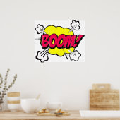 Boom Comic Word Poster (Küche)