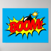 Boom - Comic Zeichen / Poster (Vorne)