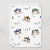 Boom Crash Monster Truck Birthday Invitation Einladung (Rückseite)