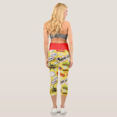 Boom, Crash und Splash Capri Leggings (Rückseite)