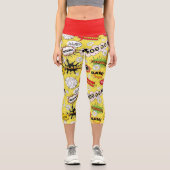 Boom, Crash und Splash Capri Leggings (Vorderseite)