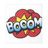 Boom Dynamit Notizblock (Vorderseite)