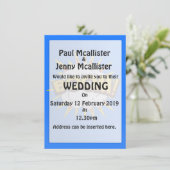 Boom! Explosion des Cartoon Einladung (Stehend Vorderseite)