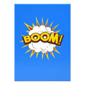 Boom! Explosion des Cartoon Fotodruck (Vorne)