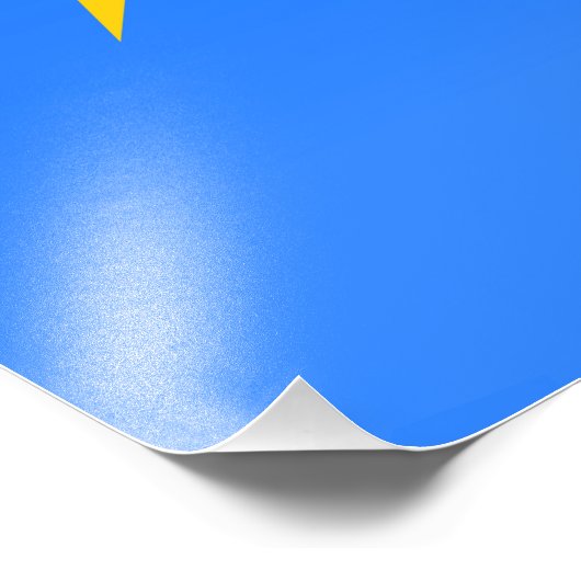 Boom! Explosion des Cartoon Fotodruck (Ecke)