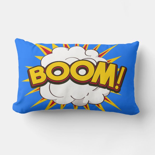 Boom! Explosion des Cartoon Lendenkissen (Vorderseite)