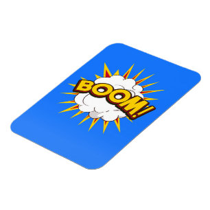 Boom! Explosion des Cartoon Magnet