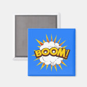 Boom! Explosion des Cartoon Magnet (Vorderseite/Rückseite)