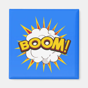 Boom! Explosion des Cartoon Magnet