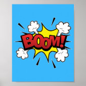 Boom! Explosive Pop Art Comic Blast Poster (Vorne)
