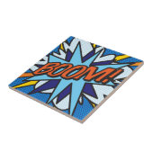 BOOM Fun Retro Comic Buch Pop Fliese (Seite)
