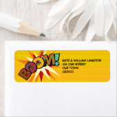 BOOM Fun Retro Comic Pop Kunstadresse (Insitu)