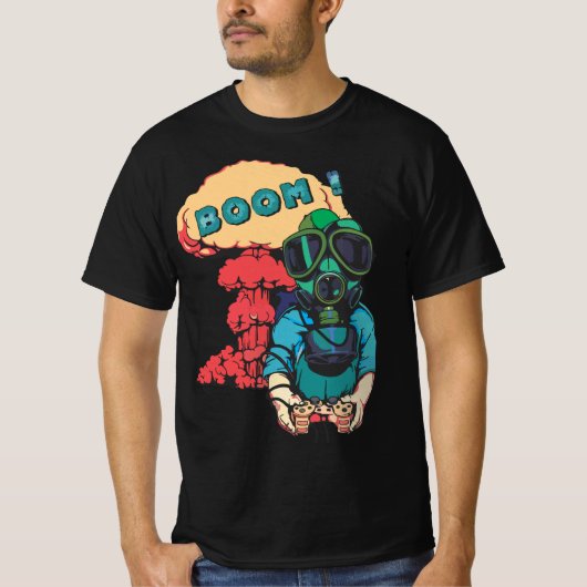 Boom! Gamer Apokalypse T-Shirt (Vorderseite)