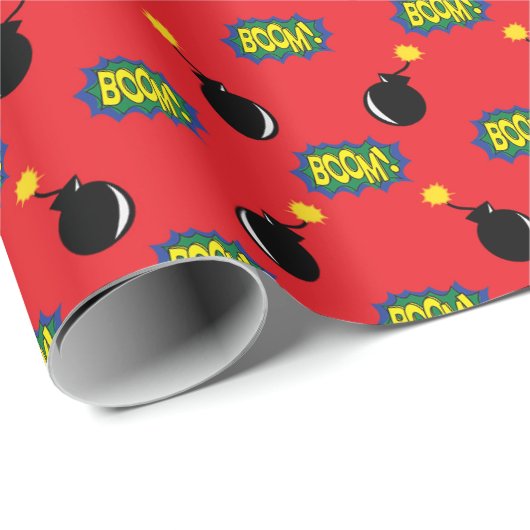 Boom! Geschenkwrap Geschenkpapier (Rolleneckpunkt)