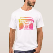 Boom-Ghettoblaster T-Shirt (Vorderseite)