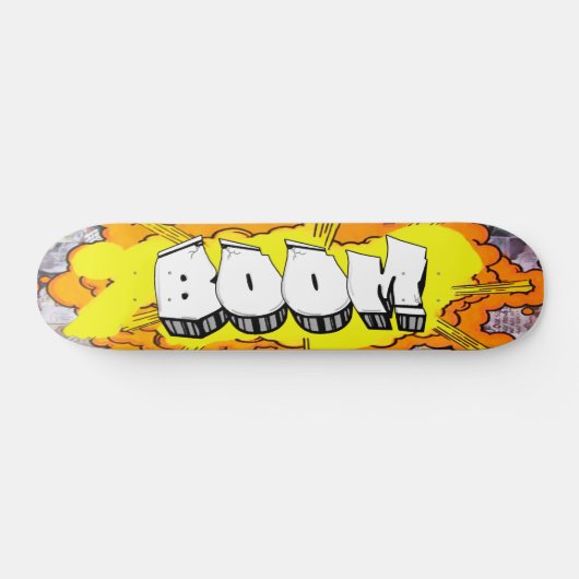 Boom Graffiti Custom Personalisiert Cool Skateboar Skateboard (Horizontal)