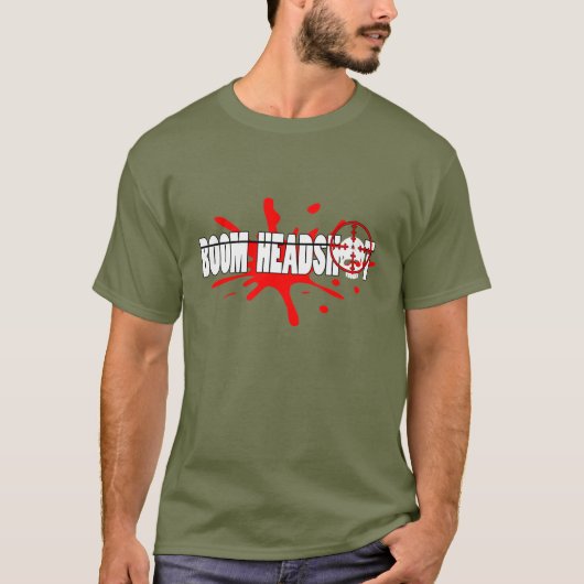 Boom   Headshot T-Shirt (Vorderseite)
