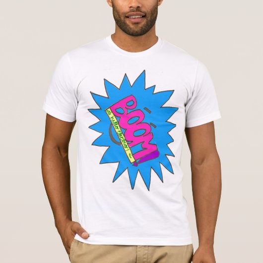 BOOM! helloelectro T-Shirt (Vorderseite)
