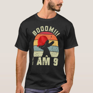 Boom I Bin 9 Junge 9 Jahre Phantastisch 9. Geburts T-Shirt