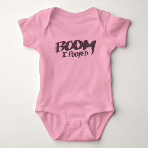 Boom I gekackt - Baby-Shirt Baby Strampler