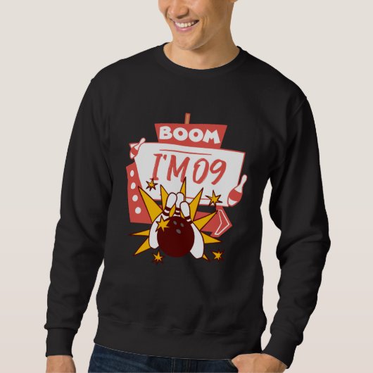 Boom I m 09 Sweatshirt (Vorderseite)
