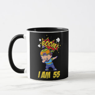 Boom ich bin FÜNFUNDfünfzig Dabbing Kind Lustiger Tasse