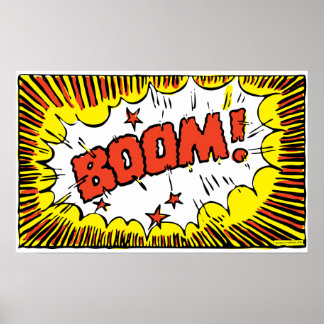 BOOM! II (kleinere Größen) Poster