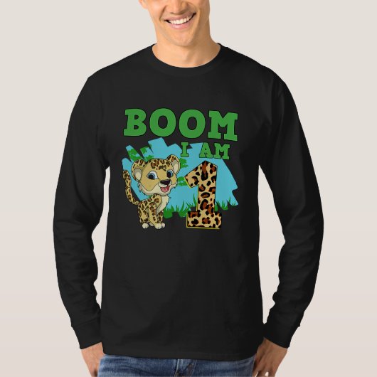Boom Im 1 Leopard T-Shirt (Vorderseite)
