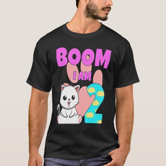 Boom Im 2 Katze T-Shirt (Vorderseite)