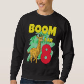 Boom Im 8 Giraffe Sweatshirt (Vorderseite)