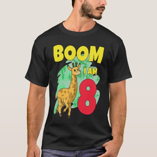 Boom Im 8 Giraffe T-Shirt (Vorderseite)