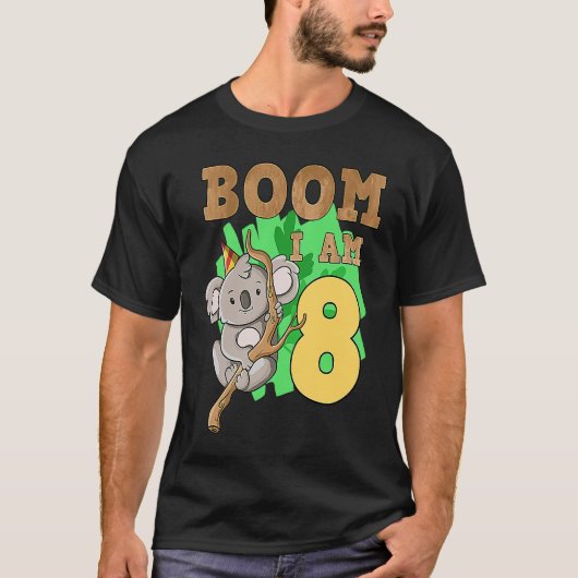 Boom Im 8 Koala T-Shirt (Vorderseite)