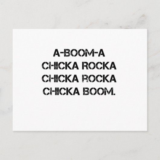 BOOM-KÜKEN ein BOOM Postkarte (Vorderseite)