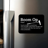 Boom Op Definition - Crew 3 x 4" Flex Magnet