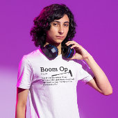 Boom Op Definition Lichtmodus - Funny Movie T-Shirt