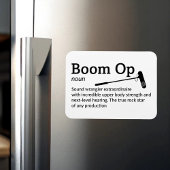 Boom Op Definition - Set Life 3" x 4" Flex Magnet