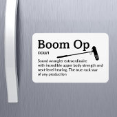 Boom Op Definition - Set Life 4" x 6" Flex Magnet