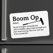 Boom Op Definition - Set Life 4" x 6" Flex Magnet