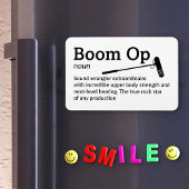 Boom Op Definition - Set Life 4" x 6" Flex Magnet