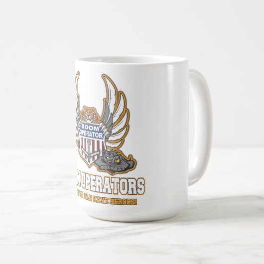 Boom Operator-Tasse Kaffeetasse (VorderseiteRechts)