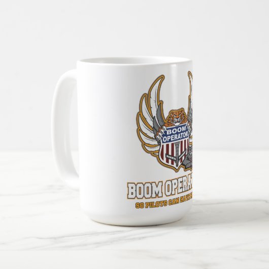 Boom Operator-Tasse Kaffeetasse (Vorderseite Links)