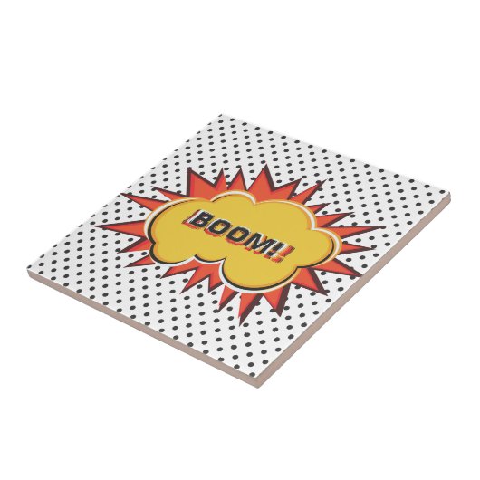 Boom Pop Art Comic Buch Explosion Cartoon Fliese (Seite)