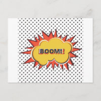 Boom Pop Art Comic Buch Explosion Cartoon