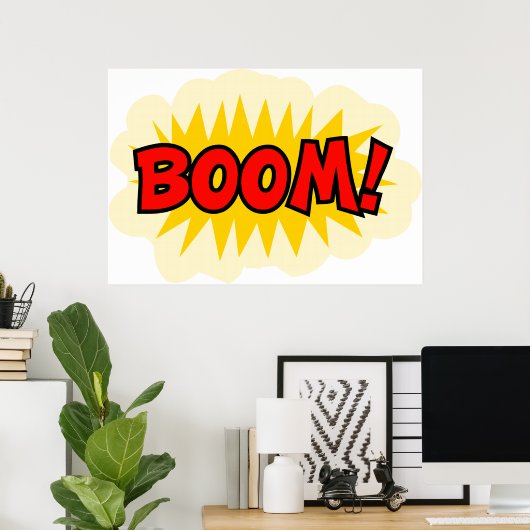 Boom Poster (Heimbüro)