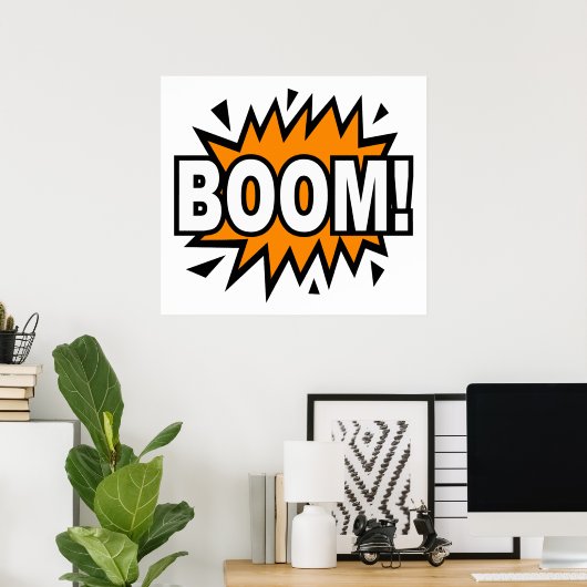 Boom Poster (Heimbüro)